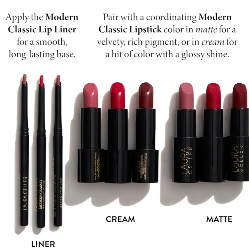 Laura Geller Modern Classic Waterproof Lip Liner Beautiful Berry (Wine), NIB - Picture 7 of 9